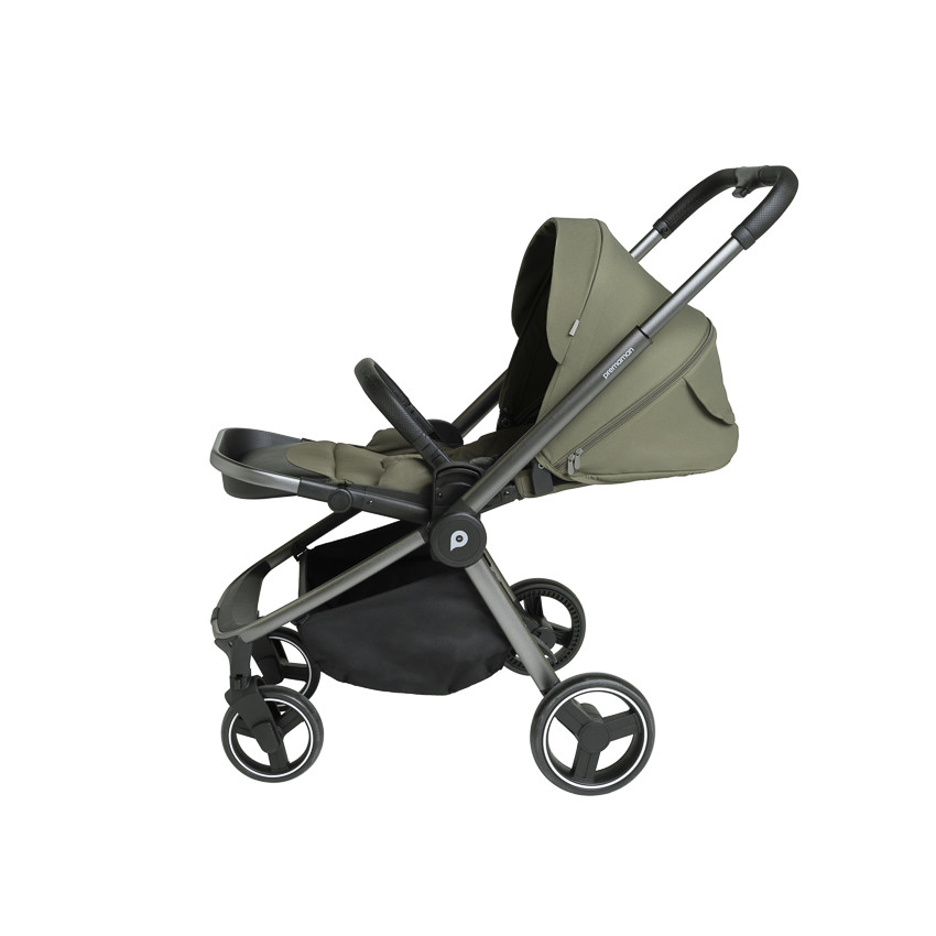 Poussette trio Alba avec nacelle vert olive 
