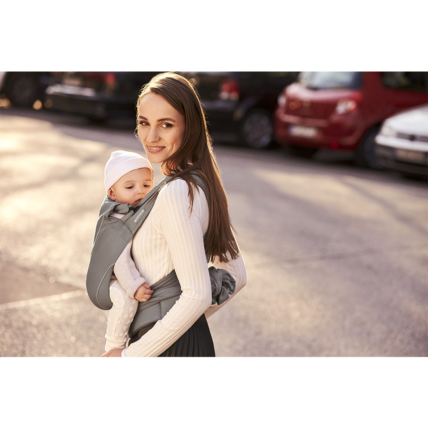 Porte-bébé écharpe Maira Tie - Manhattan Grey 