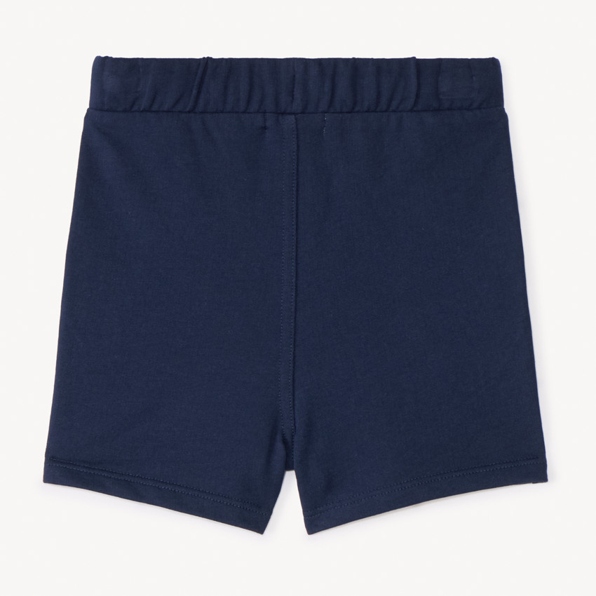 Bermuda in effen fleece voor jongen 