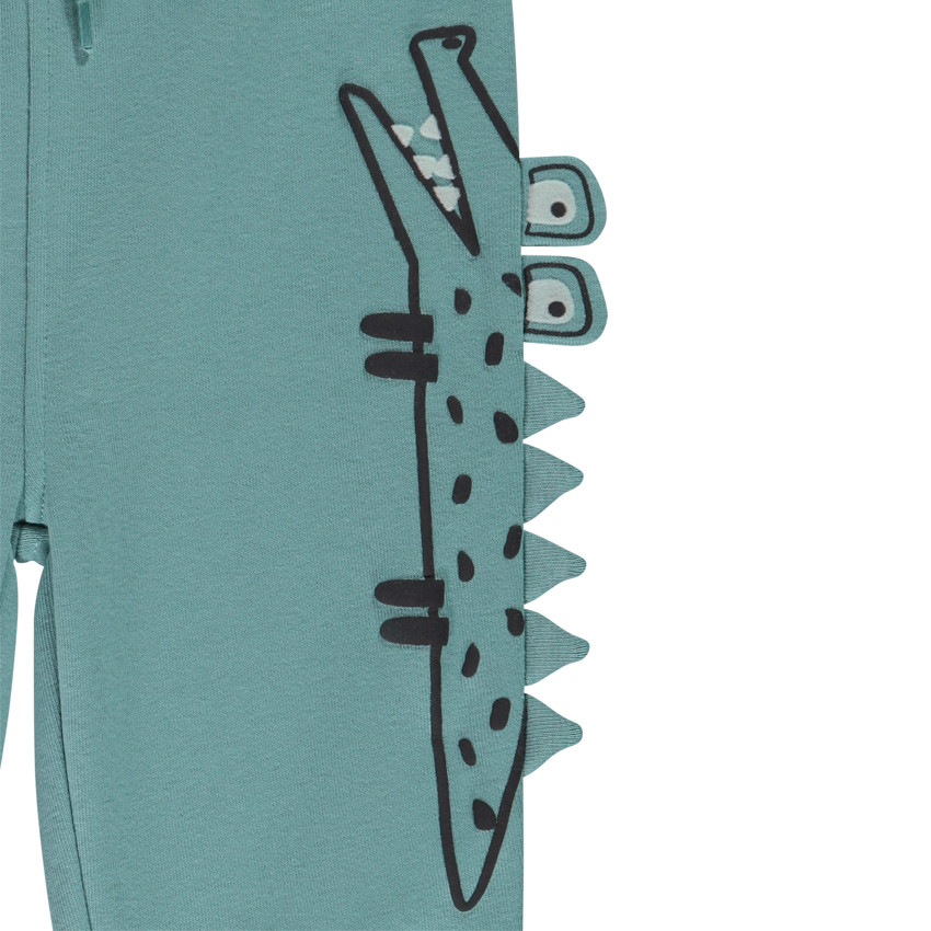 Pantalon de jogging crocodile ludique pour bébé garçon 