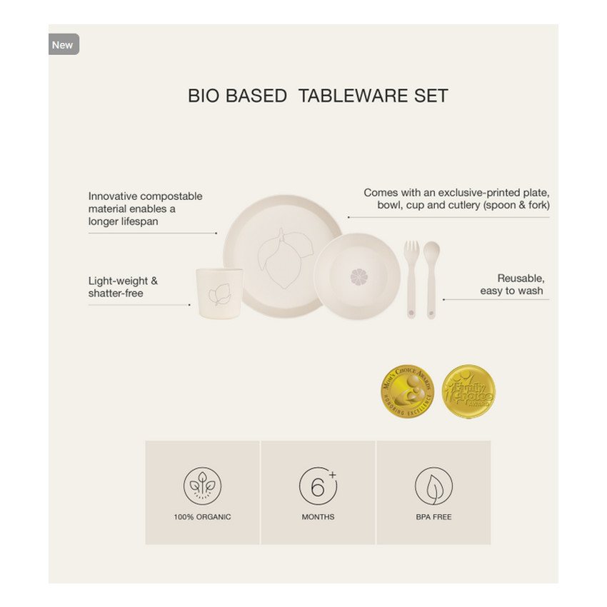 Set Repas Végétal 6M+ - Licorne 