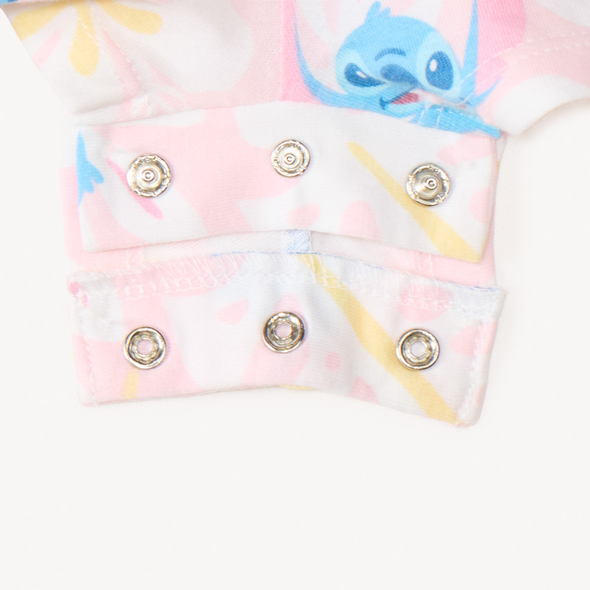 Combinaison courte imprimée Stitch Disney pour bébé fille 