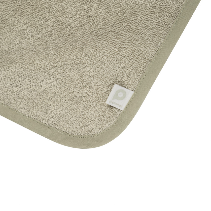 Set de bain avec cape et gant de toilette La Vie à la Ferme vert 