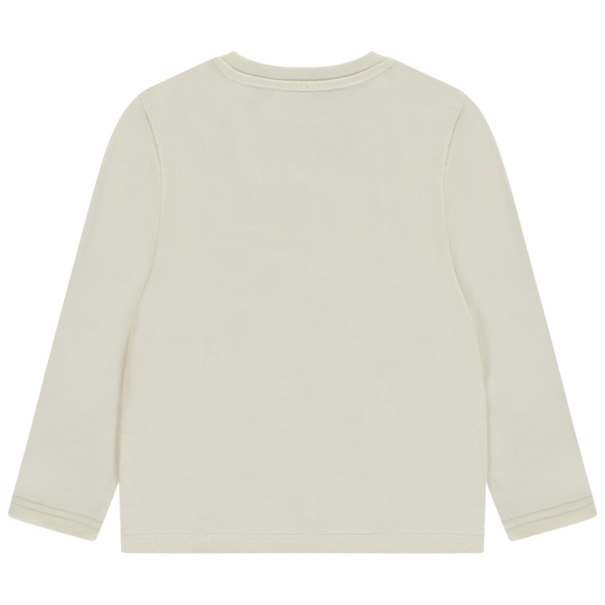 Lange mouwen T-shirt met textuur puff print voor jongens 