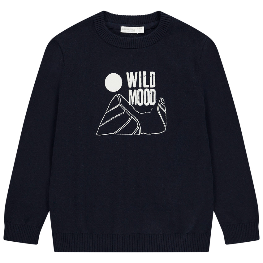 Trui met fantasieprint voor jongens 