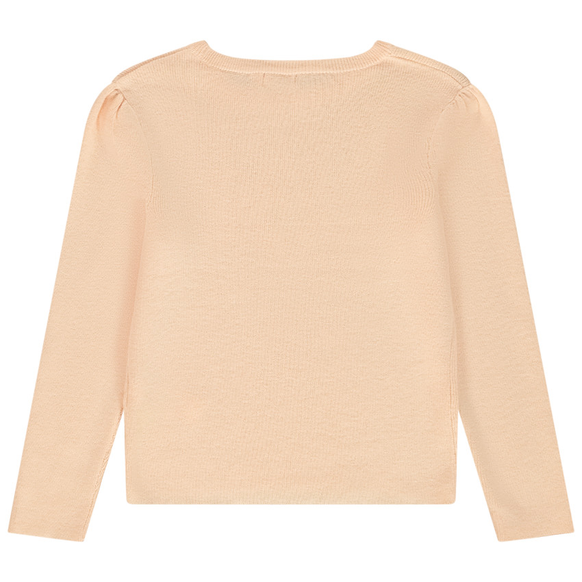 Trui in ribbreisel met glinsterende harten voor meisjes 