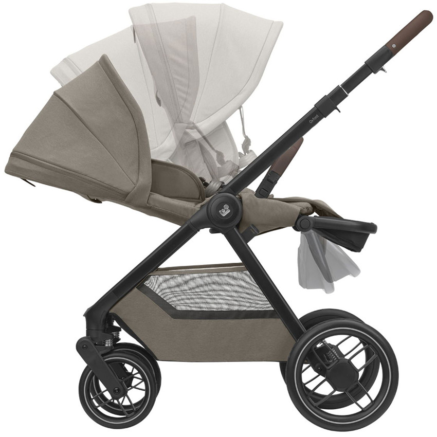 Poussette + nacelle Oxford Plus Twillic Truffle 