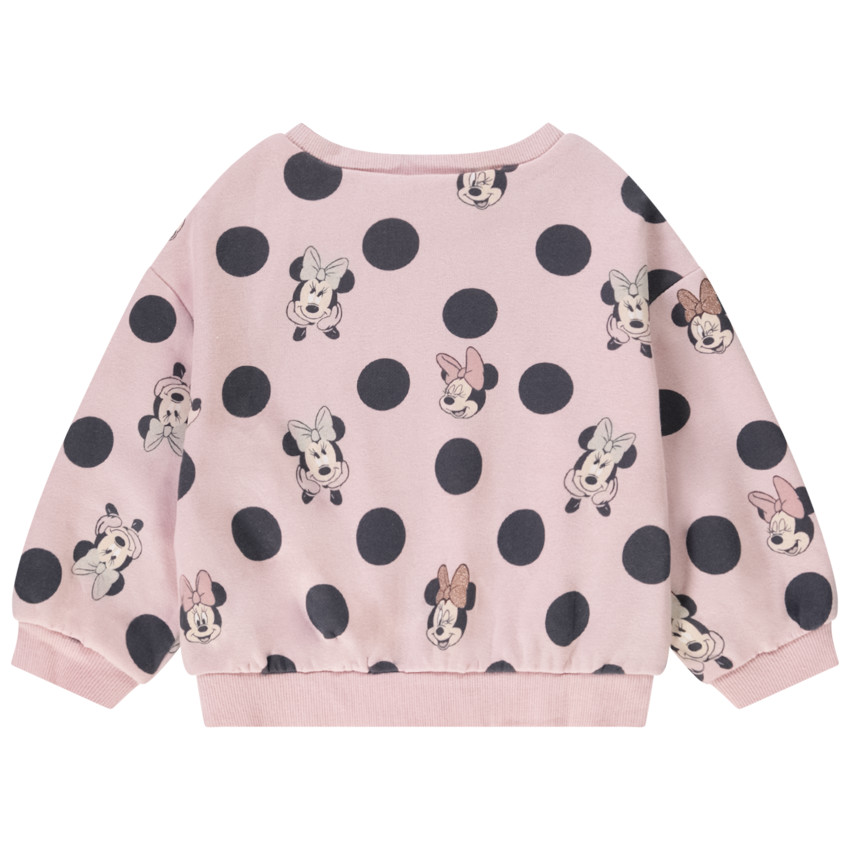 Sweat oversize en molleton imprimé Minnie Disney pour bébé fille
