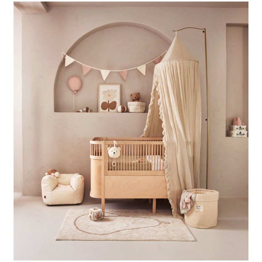 Ballon Déco Coton Hydrophile 25x50cm Wild Rose 