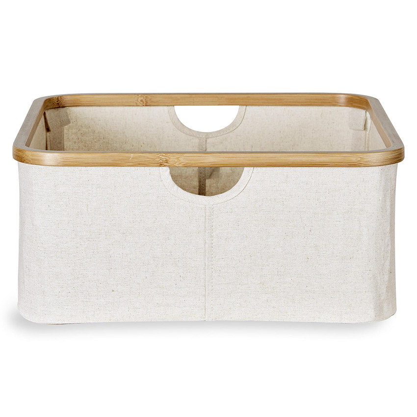 Panier de rangement Kyo Natural Wood/Beige 