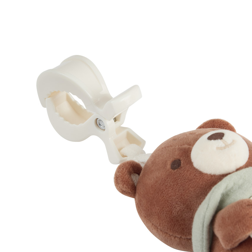 Activiteitenknuffel met klem - Ours Roi des Forêts 