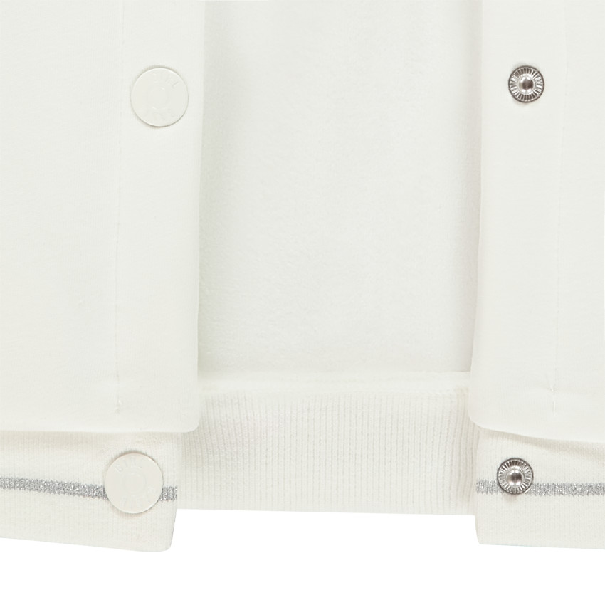 Veste teddy en molleton contrecollé sherpa patch LA pour fille 