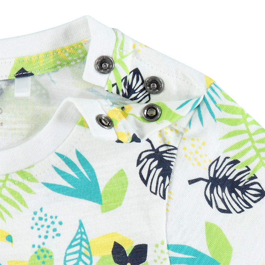 Lot de 5 t-shirts manches courtes bébé garçon à imprimés fantaisie 