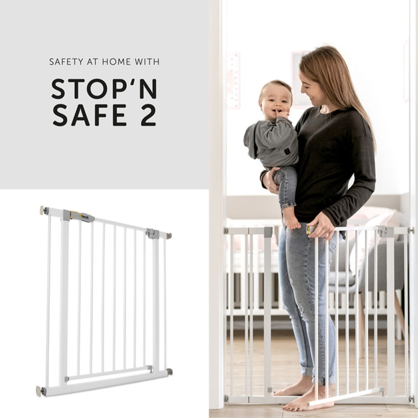 Veiligheidshek zonder boren Stop N Safe 2 Wit 75-80cm 