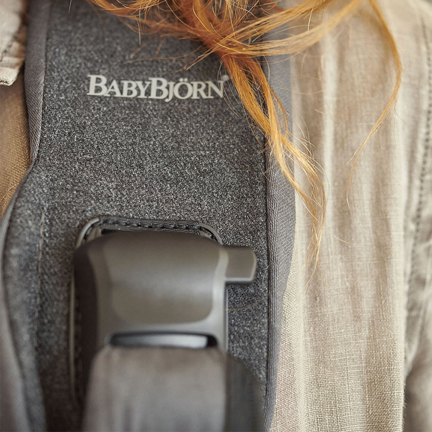 Porte-bébé One en coton – Gris denim 