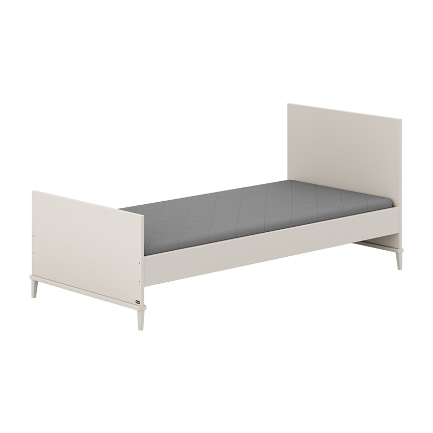 Lit simple 90X200 Sister LOU Cashmere Beige 