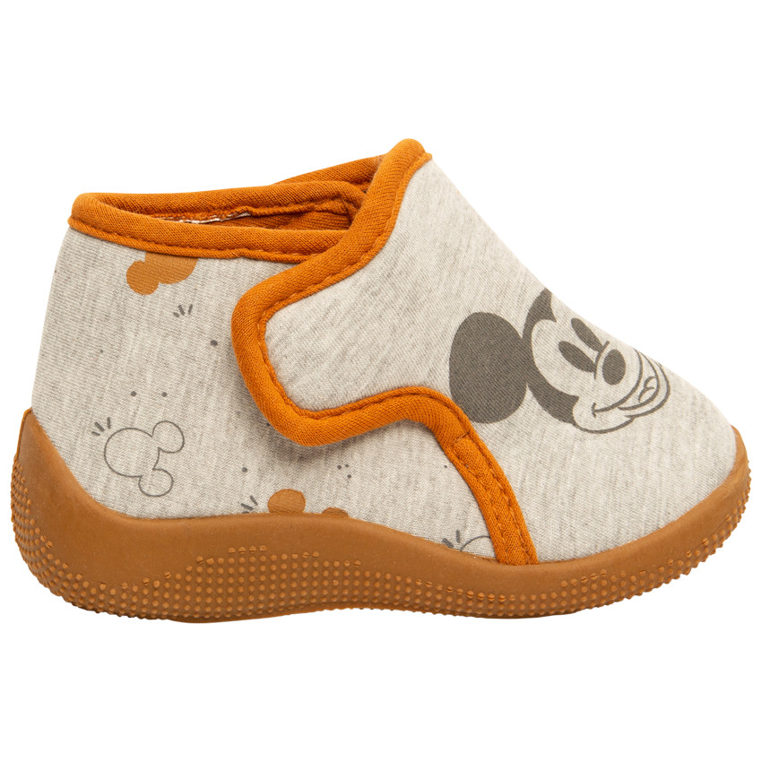 Laarsjes met dubbele scratch bedrukt met Mickey Disney voor baby jongen 