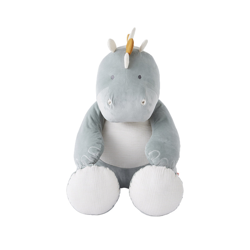 Peluche Stegi le dino 80 cm - Bleu 
