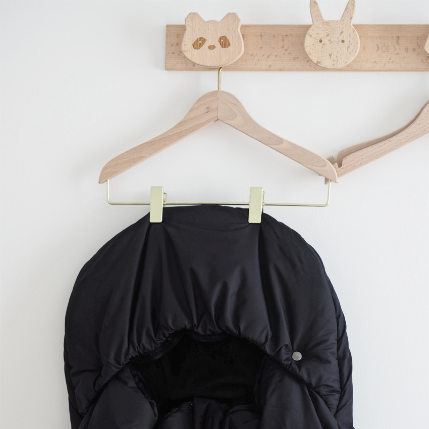 Chancelière pour poussette 6-24M - Noir 