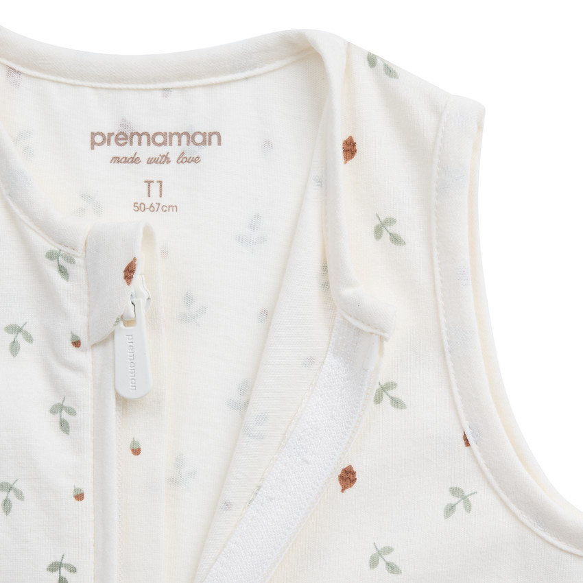 Mouwloze TOG 0.5 slaapzak in jersey met print van de koning der bossen 