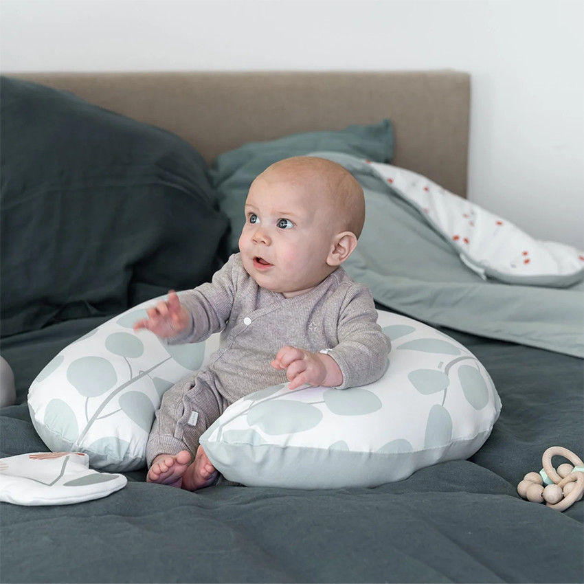 Coussin multi-usage Softy Leaves Aqua Green 