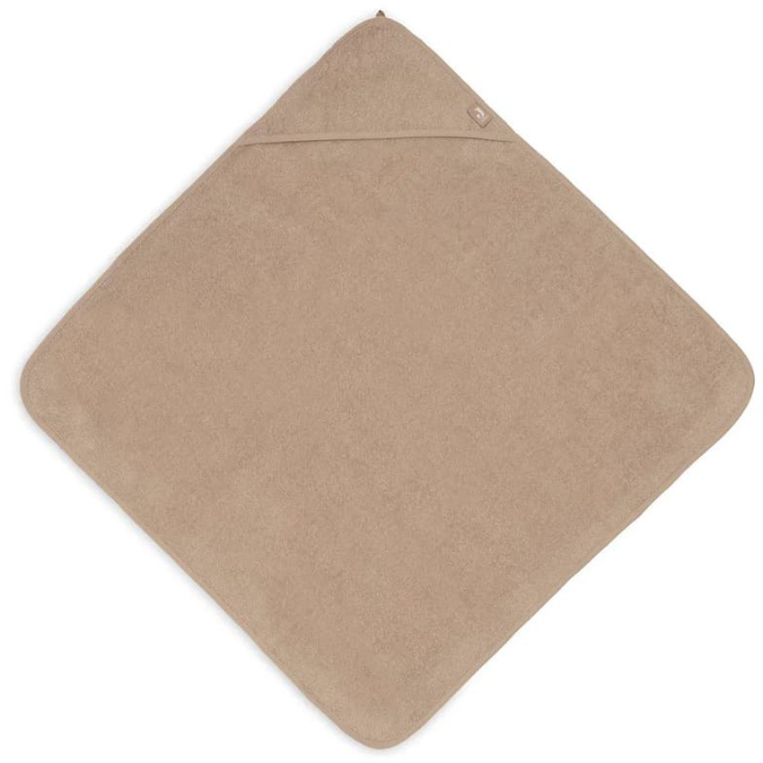 Cape de bain éponge 75x75cm Basics Milky Coffee 