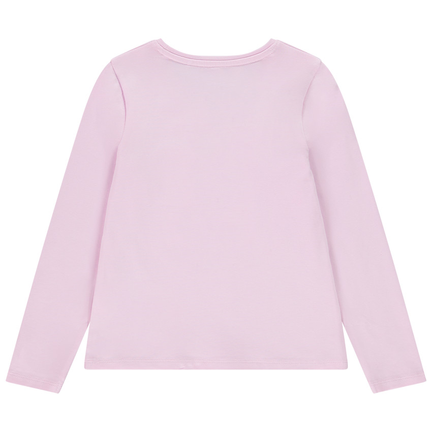 T-shirt manches longues Frozen Disney à sequins magiques pour fille 