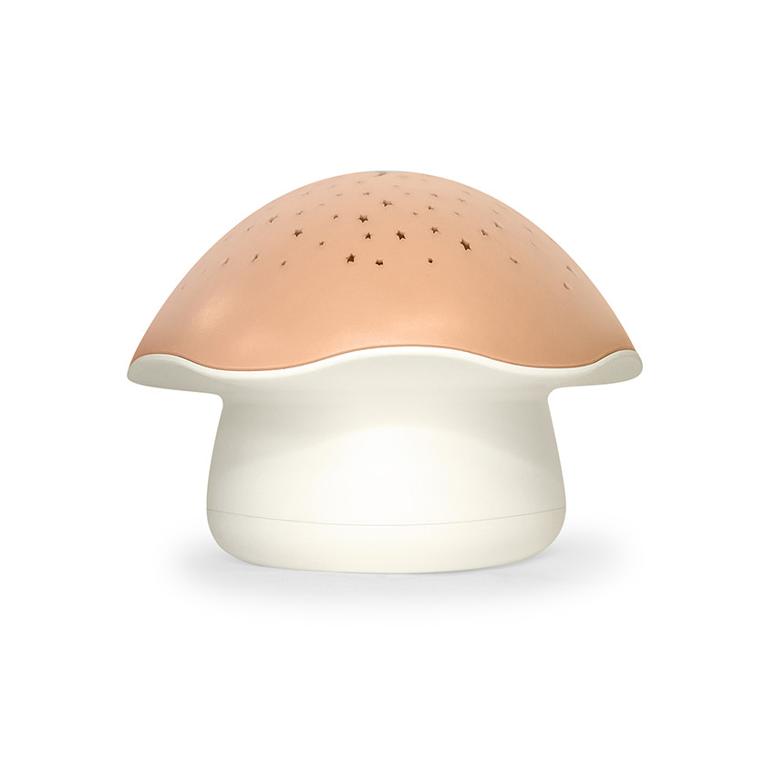 Veilleuse Projecteur d'étoiles Champignon - Rose 