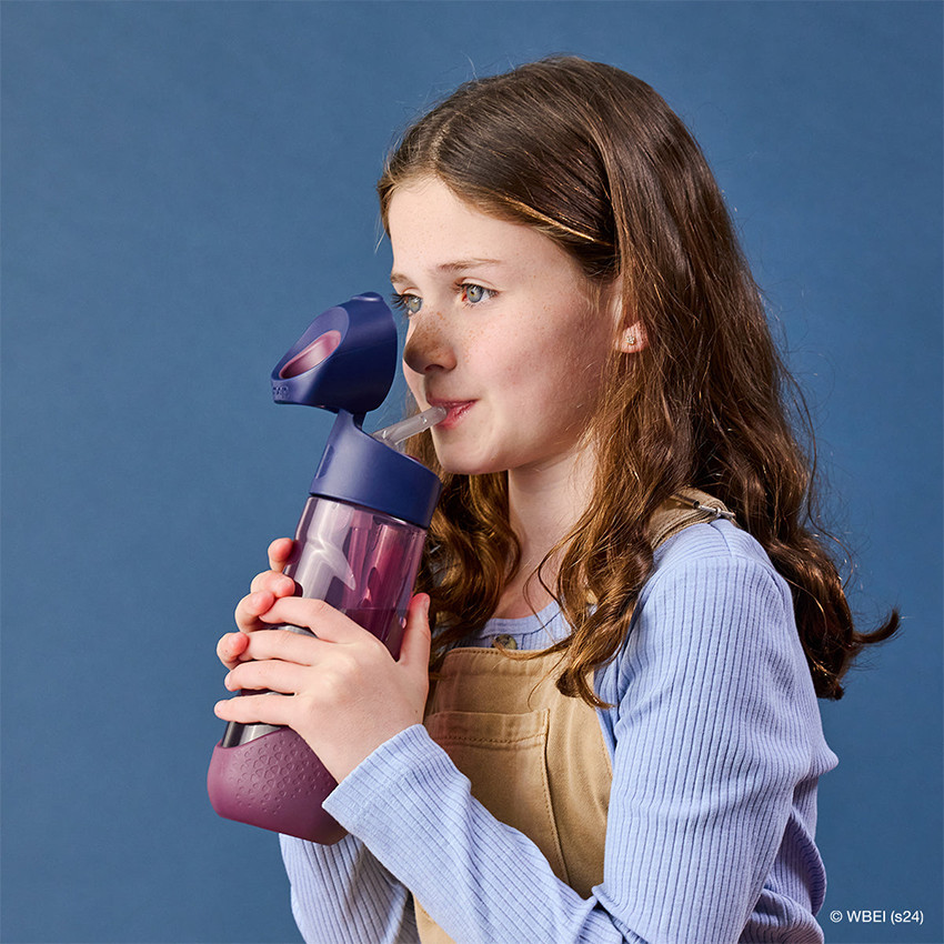 Drinkfles Tritan met silicone rietje 600ml Harry Potter 