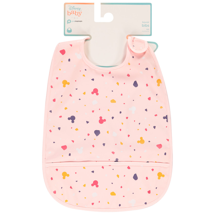 Bavoir plastifié à scratch Disney Minnie 
