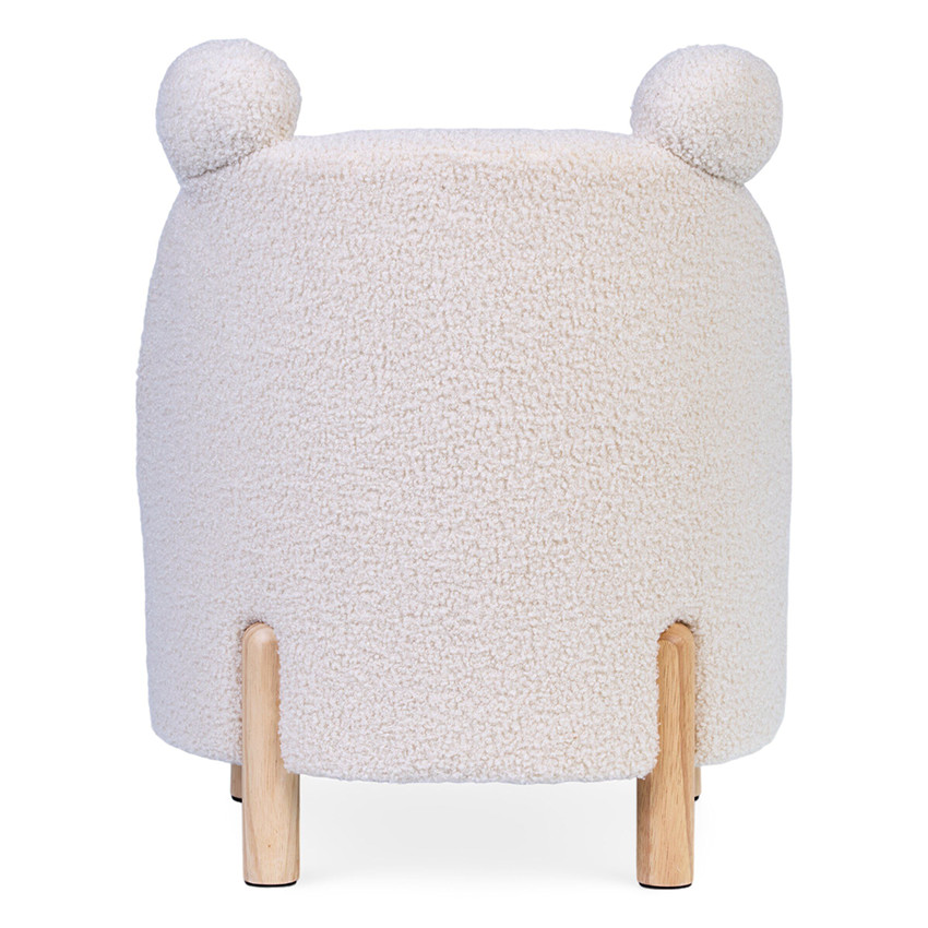 Stoel voor kinderen Teddy Ecru Naturel 18m+ 
