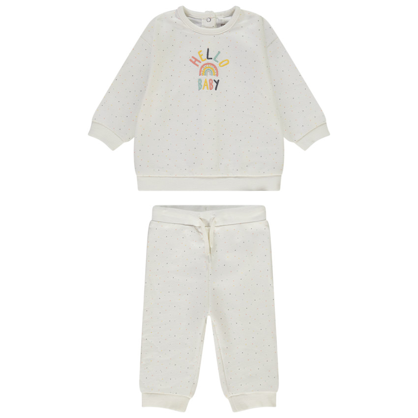 Set van 2 stuks met meerkleurige stippen voor baby 