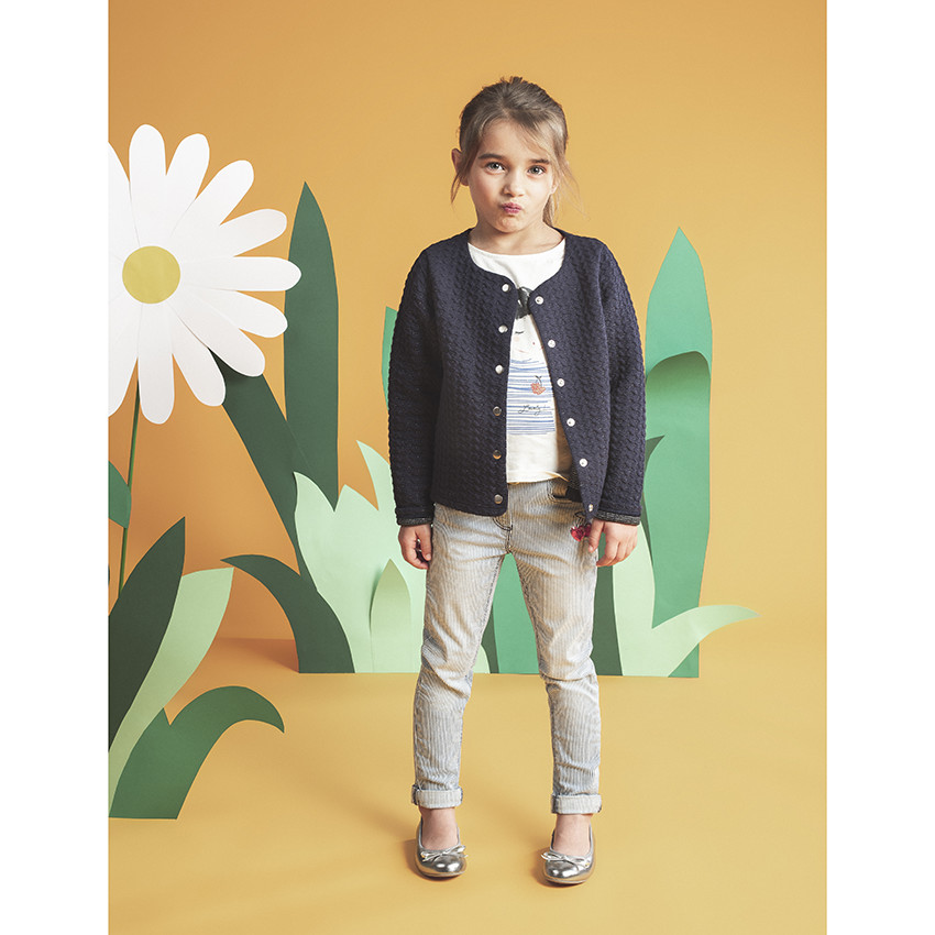 Zilverkleurige ballerina