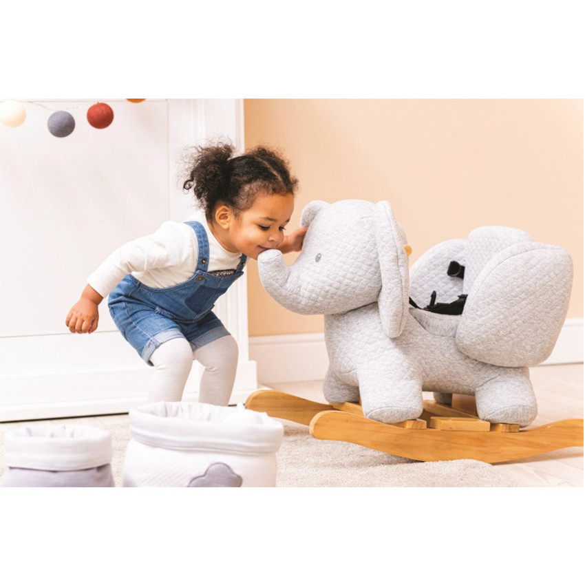 Bascule Tumbo éléphant gris  