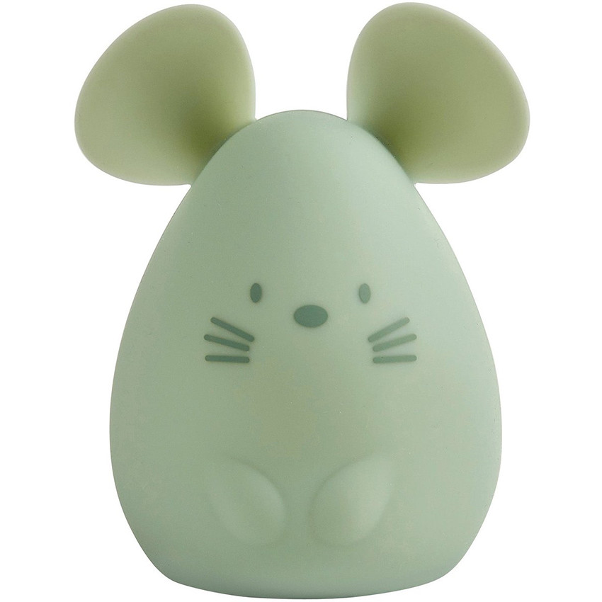 Veilleuse - Souris - Silicone - Vert - 11 cm 