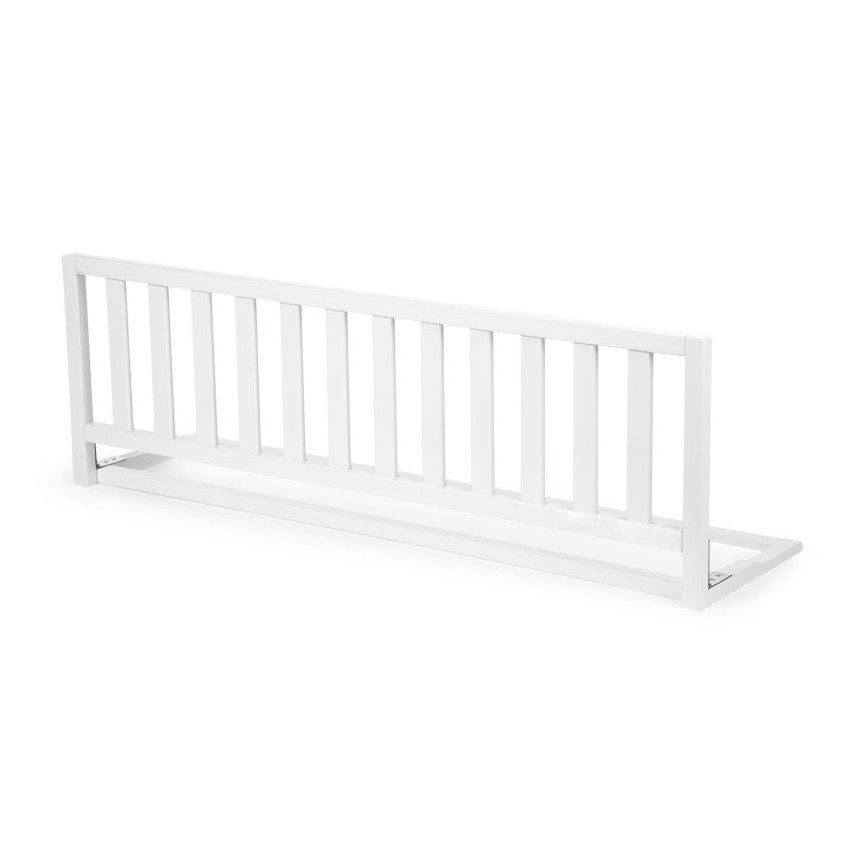 Barrière de lit 120 cm hêtre – Blanc 