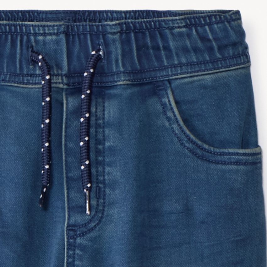 Jogger jeans met een vervaagd effect voor jongens 