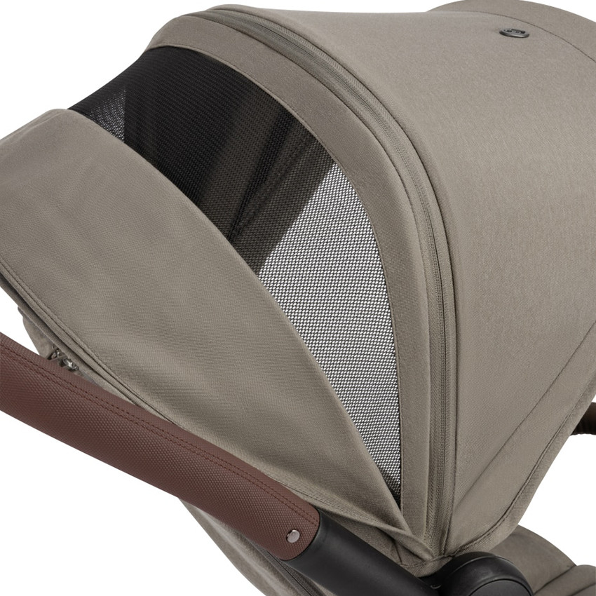 Poussette Soho ultra compacte solution 3-en-1 Twillic Truffle 