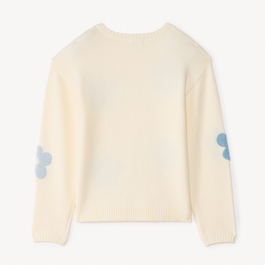 Bloesem trui met 3D bloemen voor meisjes 