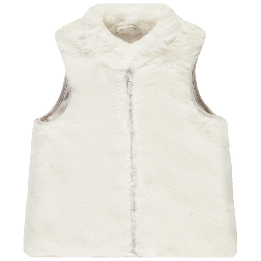 Parka 2 in 1 met mouwloos sherpa vest voor meisjes 