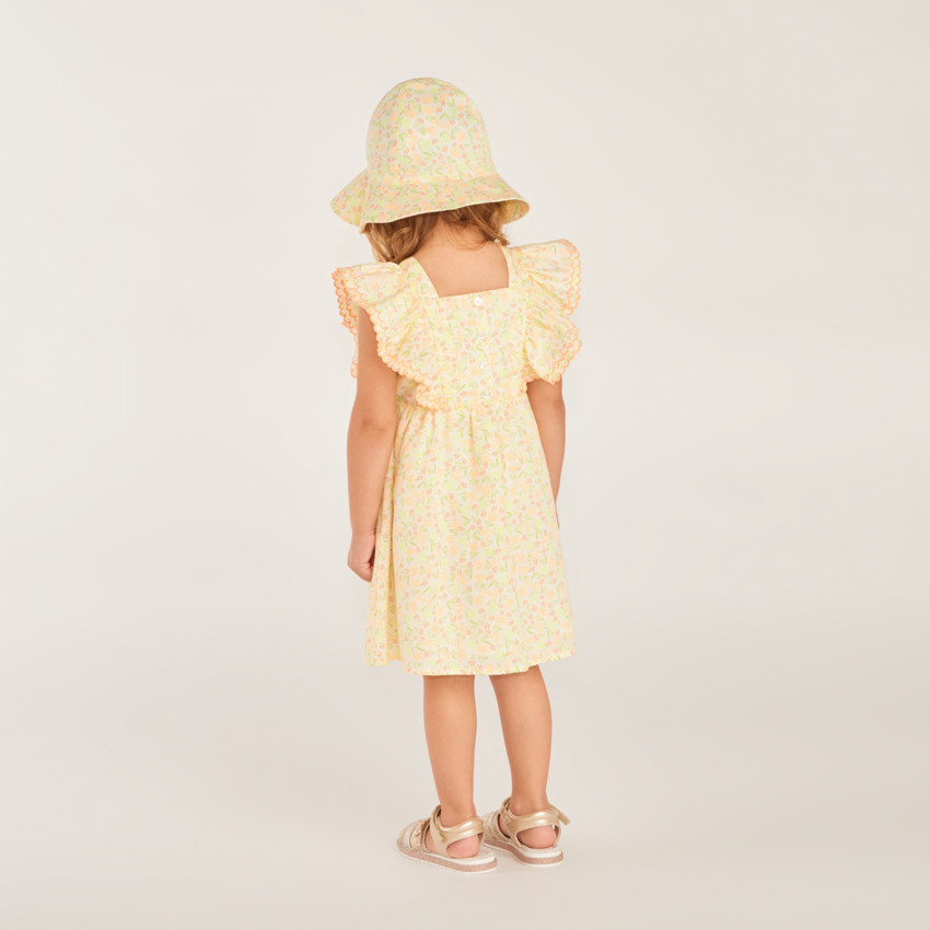 Set van 2 stukken, jurk + bloemenprint charlotte voor babymeisjes 