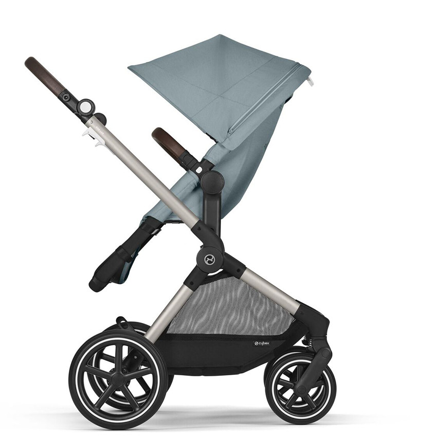 Kinderwagen Eos Lux Taupe 2-in-1 Sky Blue 