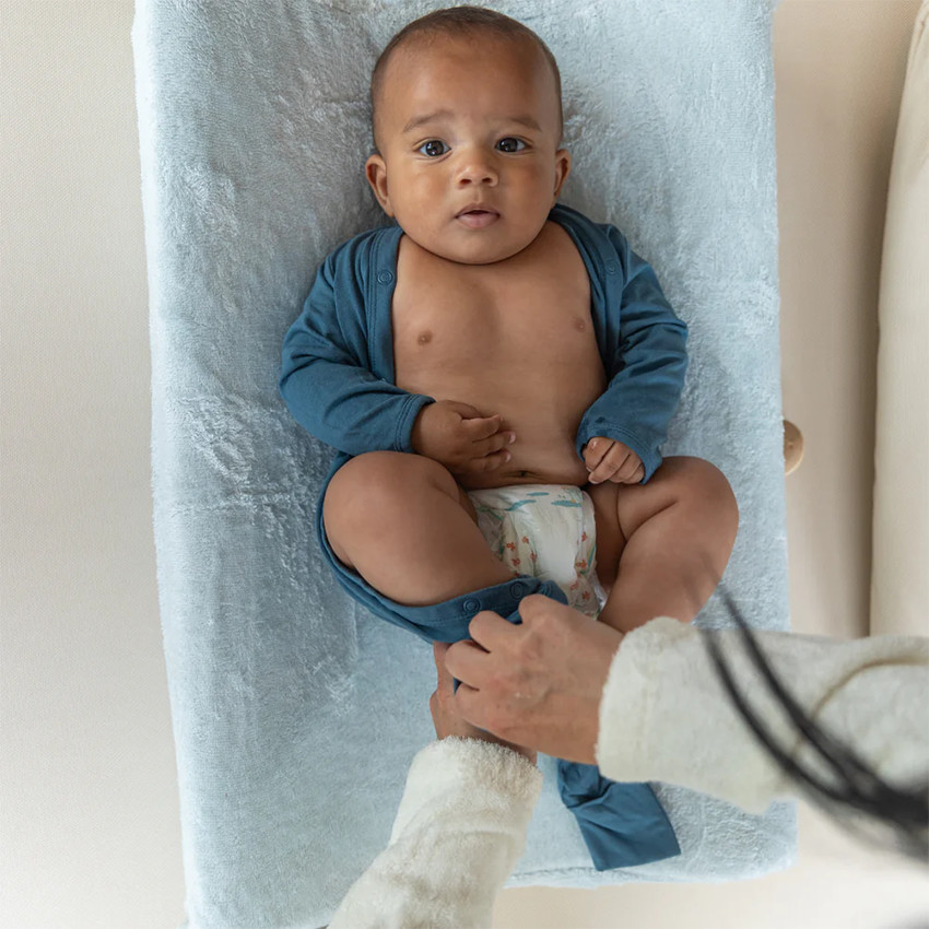 Housse de matelas à langer Riviera Blue 67x44cm  