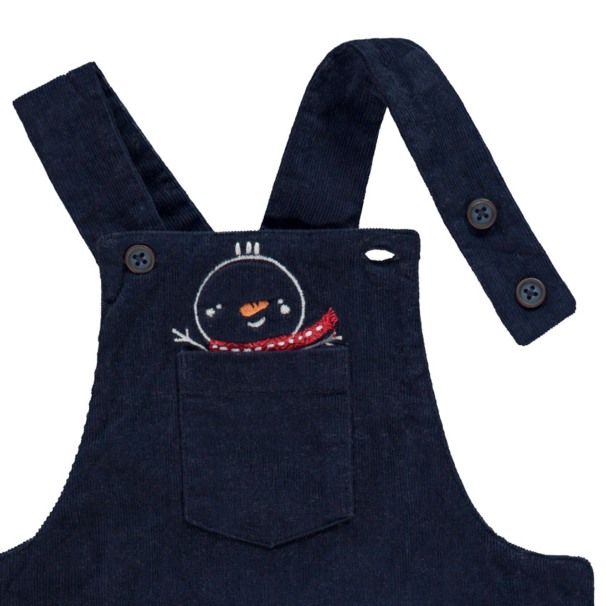 Ensemble 2 pièces motif bonhommes de neige pour bébé garçon 