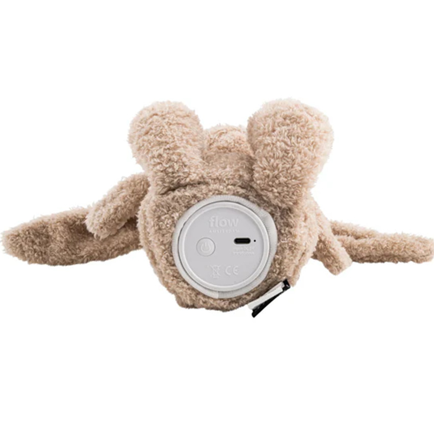 Veilleuse - peluche lumineuse - Milo le lapin - Beige - rechargeable - 3 couleurs  