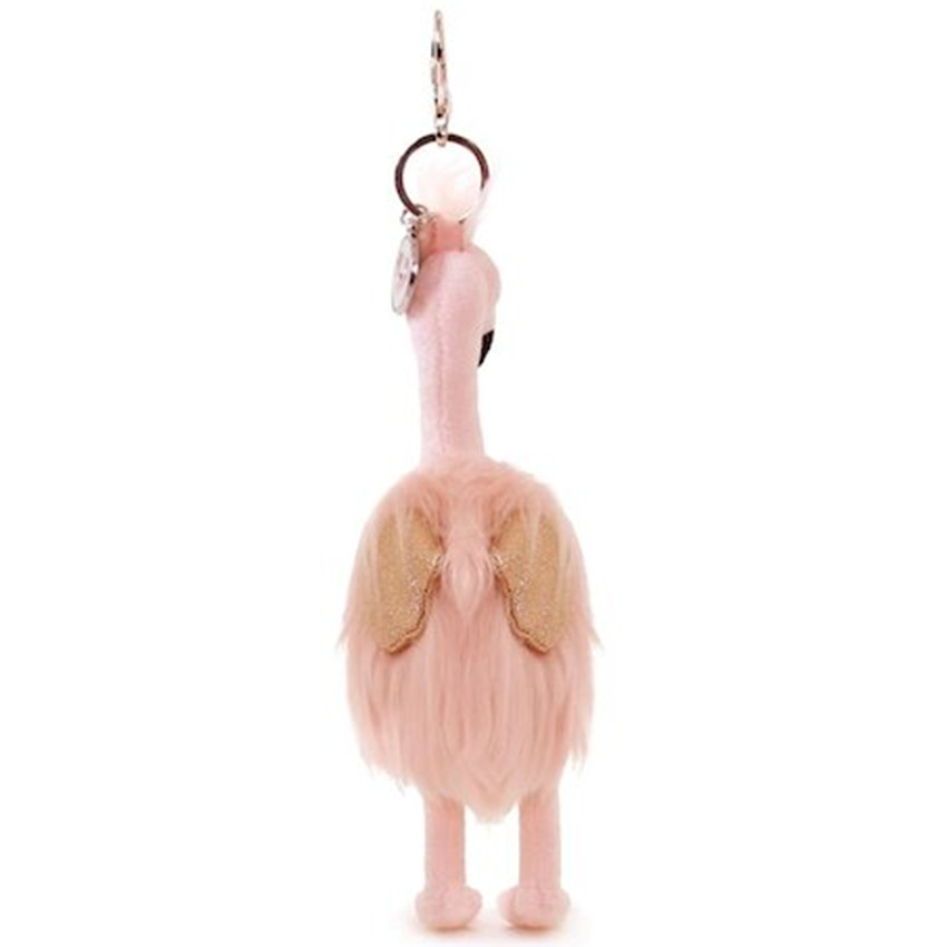 Sleutelhanger luiertas - Pink Flamingo 