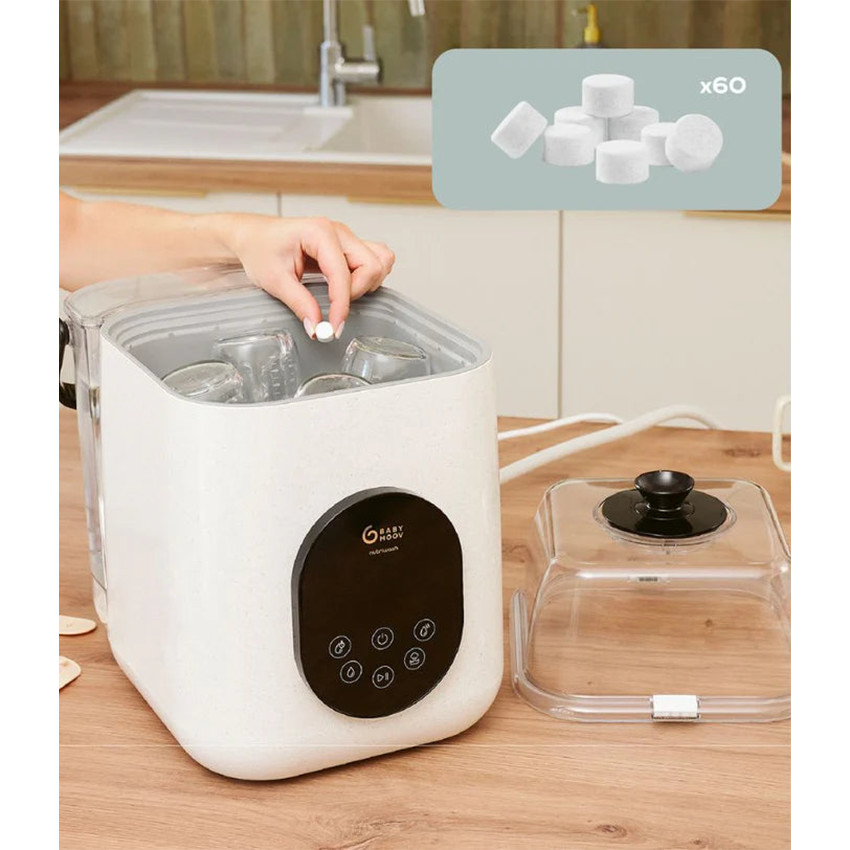 Lave biberon & stérilisateur NutriWash 4-en-1 Blanc 