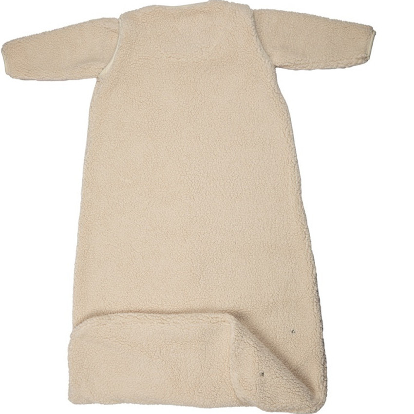 Slaapzak met mouwen 90/110cm Crème 