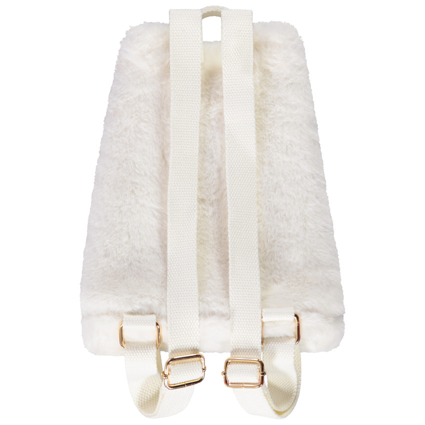 Faux fourrure rugzak voor meisjes 