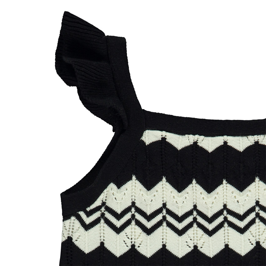 Korte jumpsuit in gaas met fantasie motieven voor meisjes 